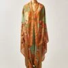 Rajdeep Ranawat Chloe Pastel Green Floral Printed Cape -Divine Couture 011223rr28 1