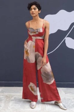 YAM Red Poppies Jumpsuit