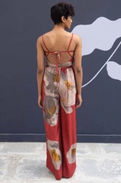 YAM Red Poppies Jumpsuit -Divine Couture 0702ym03 3