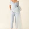 Gauri & Nainika Blue Corseted Jumpsuit With A Twisted Drape -Divine Couture 0802gn01 1