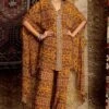 Ridhima Bhasin Mustard Floral Print Kaftan Set -Divine Couture 102rb9 1