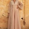Ridhi Mehra Champagne Embroidered Jacket & Jumpsuit Set -Divine Couture 102rm3 1