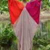 Twinkle Hanspal Coral Colour Blocked Kaftan -Divine Couture 10723th16 1