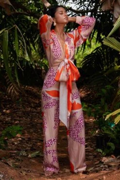 Twinkle Hanspal Eden Printed Tie-up Jumpsuit