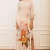 Varun Bahl Pret Beige Botanical Printed Kaftan 2 Varun Bahl Pret Beige Botanical Printed Kaftan -Divine Couture 111vb40 1