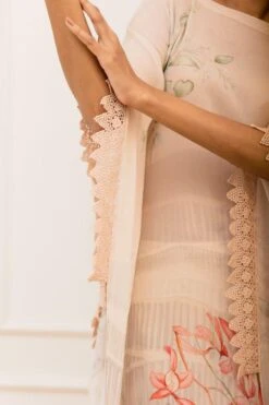 Varun Bahl Pret Beige Botanical Printed Kaftan -Divine Couture 111vb40 4