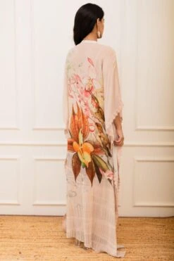 Varun Bahl Pret Pink Botanical Printed Kaftan 11 Varun Bahl Pret Pink Botanical Printed Kaftan -Divine Couture 111vb52 5