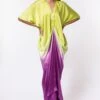 Inca Lime & Purple Ombre Kaftan 1 Inca Lime & Purple Ombre Kaftan -Divine Couture 114inca7 1