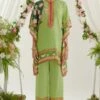Rajdeep Ranawat Lime Green Band Collar Kaftan Set -Divine Couture 1303rr01 1 1