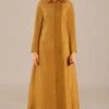 AMPM Naaz Amber Earthy-Brown Silk Abaya -Divine Couture 131223ampm15 1