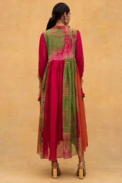 CAPISVIRLEO Magenta Panelled Dress -Divine Couture 132cp4 5