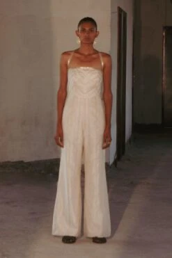 AROHI Antique White Jumpsuit -Divine Couture 139ar35 3