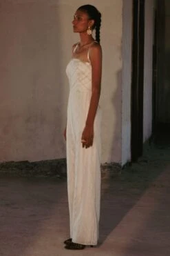 AROHI Antique White Jumpsuit -Divine Couture 139ar35 4