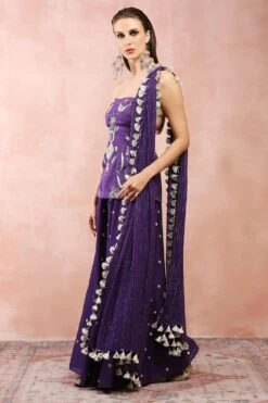 Payal Singhal Purple Embellished Sharara Set -Divine Couture 140723ps01 4