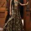 Mrunalini Rao Black Embroidered Lehenga Set 1 Mrunalini Rao Black Embroidered Lehenga Set -Divine Couture 1411mr12 1