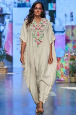 Payal Singhal Kara Stone Embroidered Jumpsuit