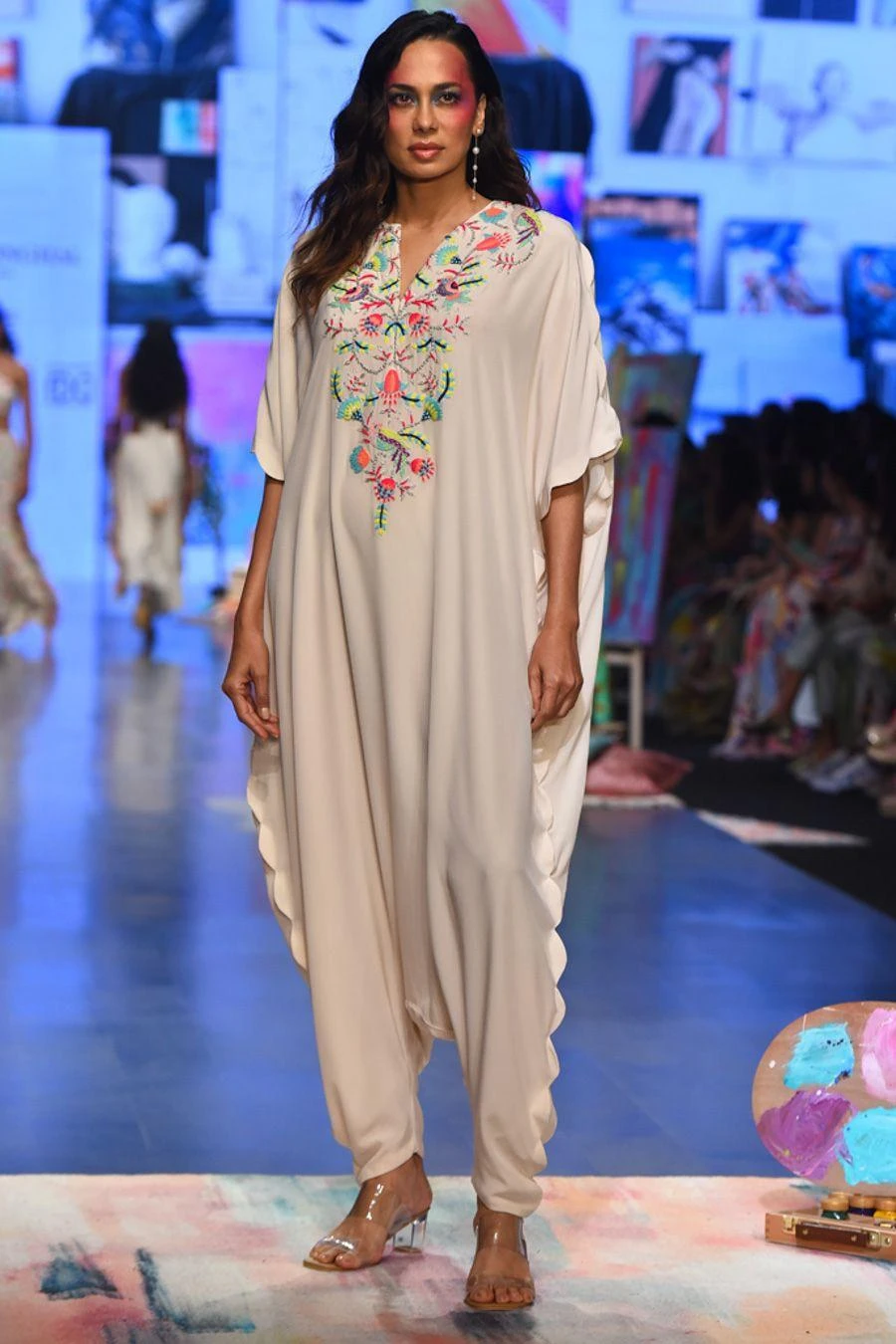 Payal Singhal Kara Stone Embroidered Jumpsuit 4 Payal Singhal Kara Stone Embroidered Jumpsuit - Image 2