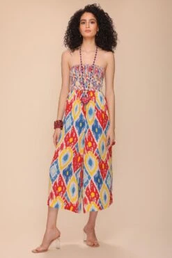 Payal Jain Multicoloured Abstract Printed Jumpsuit