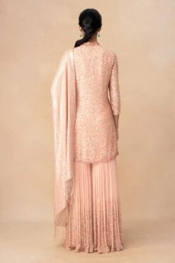 Nakul Sen Pink Sequin Embellished Sharara Set -Divine Couture 14823ns4 5