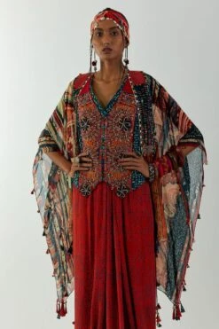 Aseem Kapoor Veni Dupatta Jacket Set -Divine Couture 1503ak22 4