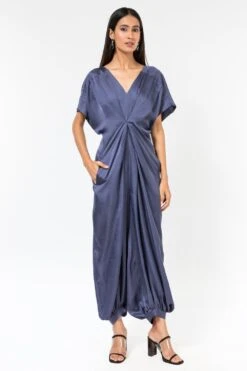 431-88 By Shweta Kapur Berry Blue Lounge Jumpsuit