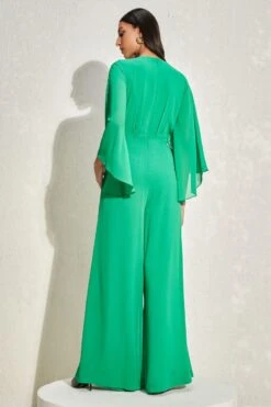 Namrata Joshipura Kelly Green Metallic Quad Jumpsuit -Divine Couture 1532023nj1 4