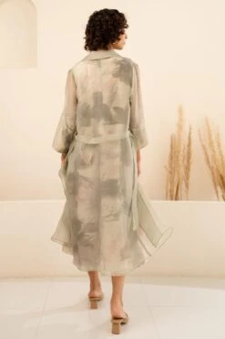 Arcvsh By Pallavi Singh Mint Floral Printed Jacket & Jumpsuit -Divine Couture 15423arc32 3