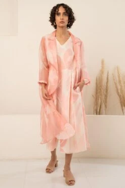 Arcvsh By Pallavi Singh Pink Floral Printed Jacket & Jumpsuit 11 Arcvsh By Pallavi Singh Pink Floral Printed Jacket & Jumpsuit -Divine Couture 15423arc33 4