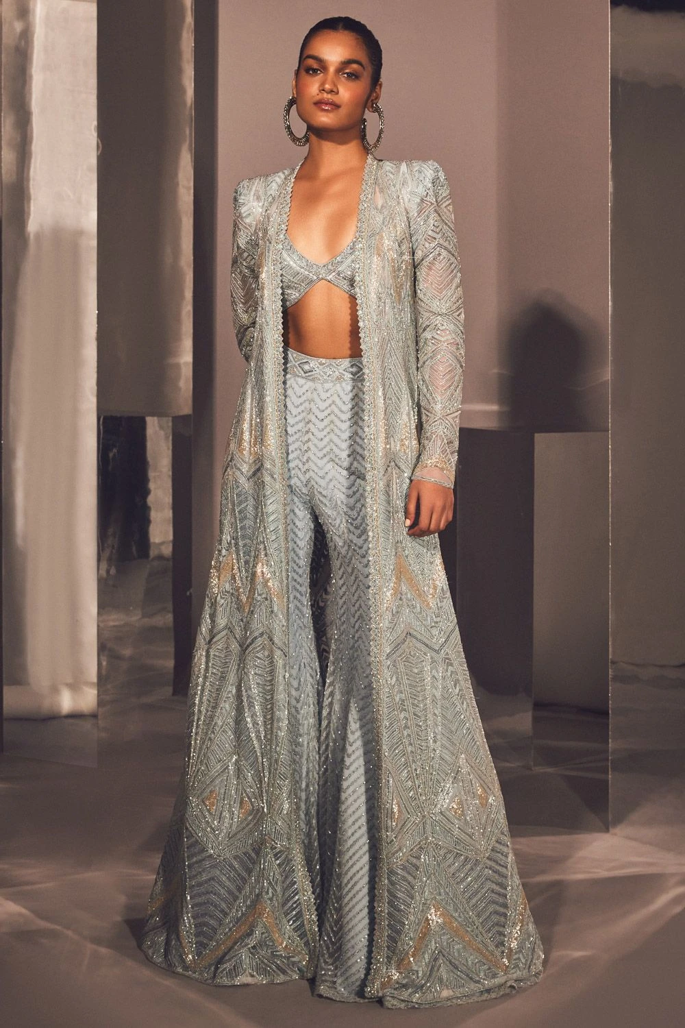 Ritika Mirchandani Zeynep Embellished Jacketed Sharara Set 3 Ritika Mirchandani Zeynep Embellished Jacketed Sharara Set