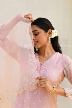 Niti Bothra Pink Dori Jaal Sharara Set -Divine Couture 15623nb11 3