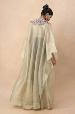 Anamika Khanna Pastel Green Embellished Cape Set -Divine Couture 161023ak10 5