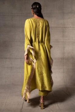 Ahilian Lime Green Kaftan Set -Divine Couture 1612an01 5