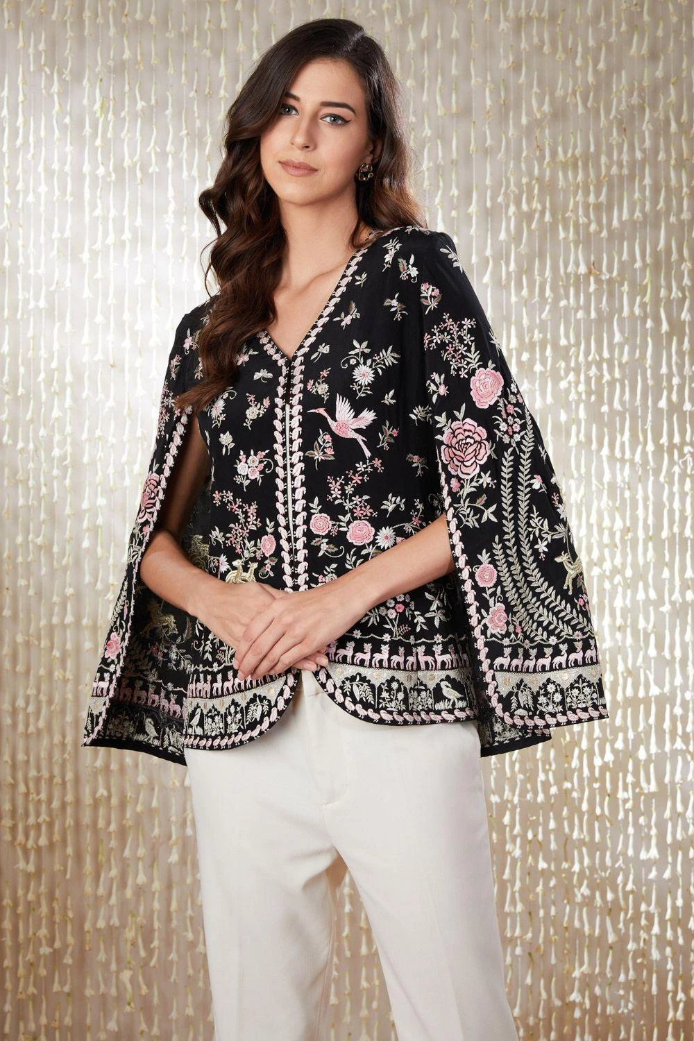 PATINE Black Shikargah Cape 4 PATINE Black Shikargah Cape - Image 2