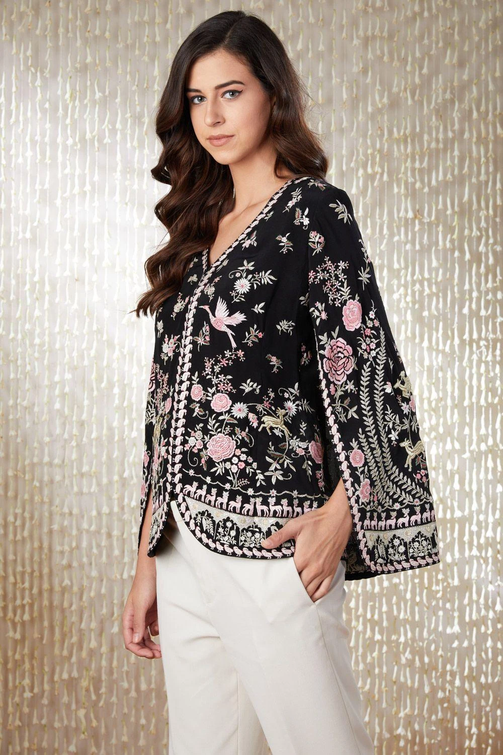 PATINE Black Shikargah Cape 6 PATINE Black Shikargah Cape - Image 4