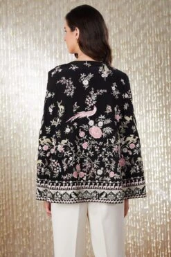 PATINE Black Shikargah Cape 14 PATINE Black Shikargah Cape -Divine Couture 16519 6