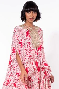 Arpita Mehta Red & White Printed Kurta Set -Divine Couture 168am9 4