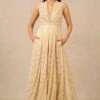 Tarun Tahiliani Ivory Crystal Embellished V-neck Jumpsuit -Divine Couture 16923tt2 1