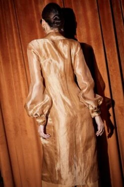 REIK Gold Adele Shirt & Noir Jumpsuit -Divine Couture 17323rk34 4