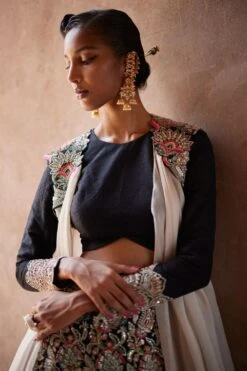 Mrunalini Rao Artha Lehenga Set -Divine Couture 18823mr10 3