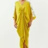 Inca Yellow Kaftan Dress 2 Inca Yellow Kaftan Dress -Divine Couture 1923ina72 1