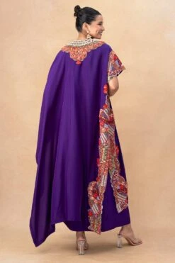 Anamika Khanna Purple Embellished Kaftan Set 11 Anamika Khanna Purple Embellished Kaftan Set -Divine Couture 19923ak5 5