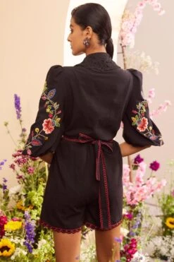 Chandrima Black Threadwork And Beadwork Playsuit 9 Chandrima Black Threadwork And Beadwork Playsuit -Divine Couture 20032023ca35 4