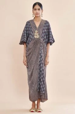 Sunira Designs Black Boond Kaftan