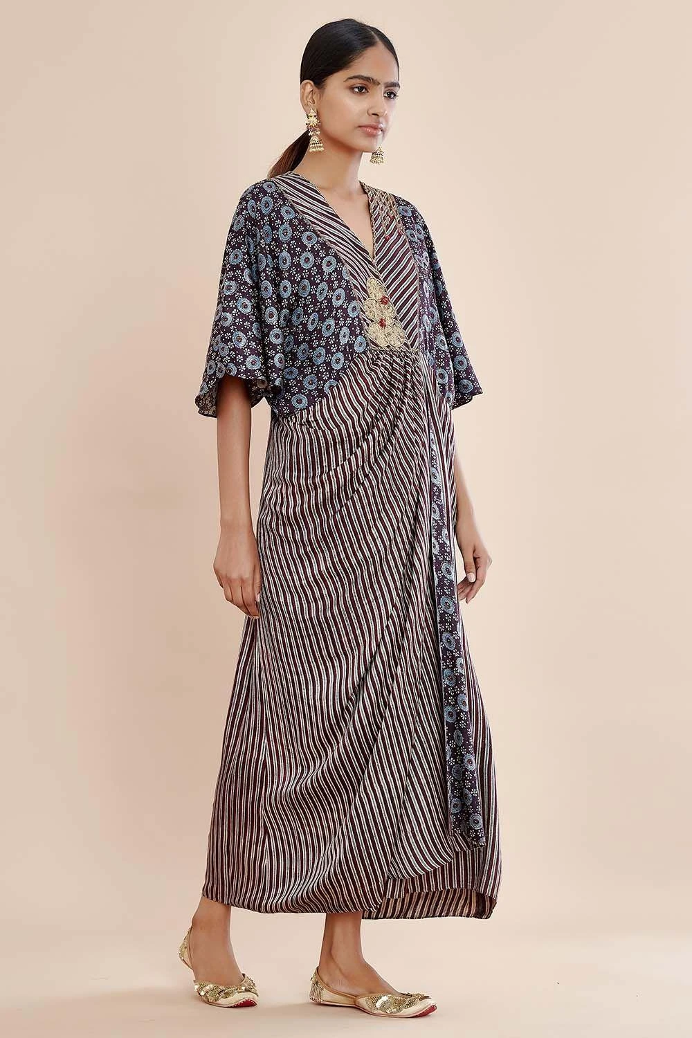 Sunira Designs Black Boond Kaftan 5 Sunira Designs Black Boond Kaftan - Image 3