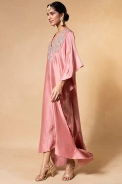 Jayanti Reddy Peach Zardosi Embroidered Kaftan -Divine Couture 2104jr05 3