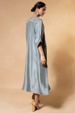 Jayanti Reddy Green Zardosi Embroidered Kaftan -Divine Couture 2104jr06 5