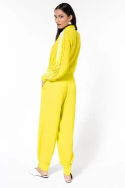 Bodice Lime Green Pleated Jumpsuit -Divine Couture 2111bo22 5