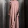 Rohit Gandhi + Rahul Khanna Rose Gold Stone Andesite Draped Kaftan 1 Rohit Gandhi + Rahul Khanna Rose Gold Stone Andesite Draped Kaftan -Divine Couture 2124rgrk20 1