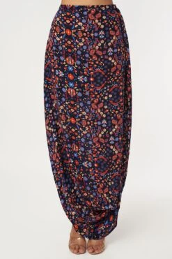 SVA Blue Jaal Print Cape Set -Divine Couture 219sva4 3