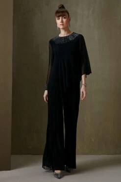 Namrata Joshipura Black Hand Embroidered Jumpsuit